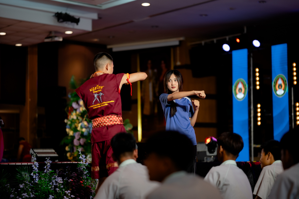อบรมเชิงปฏิบัติการศิลปะการป้องกันตัว“มวยไทย” (Soft Power : Fight)